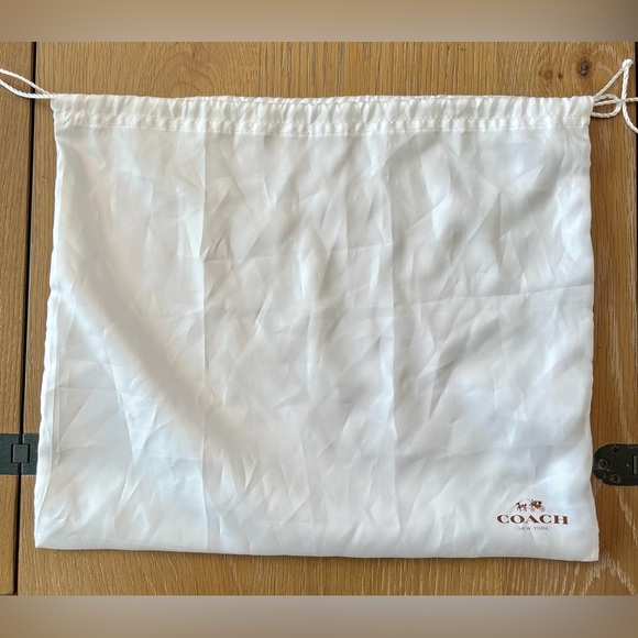 COACH White, Red, and Black Daisy Floral Backpack and COACH Dust Bag - Picture 6 of 7